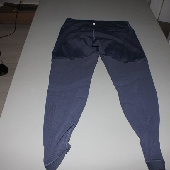 Stone Blue  Lululemon Sheer High Rise Tight Size 12 - Picture 7 of 8